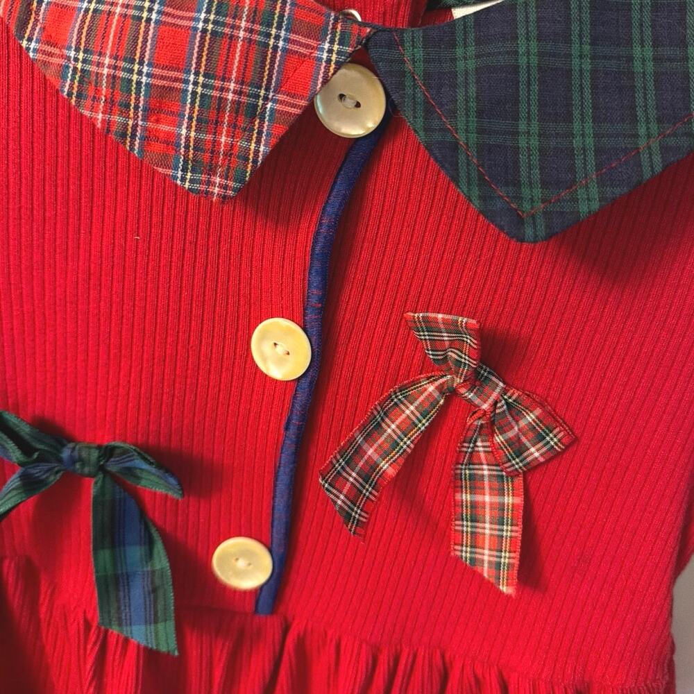 Buster Brown vintage Christmas baby one piece sz18m